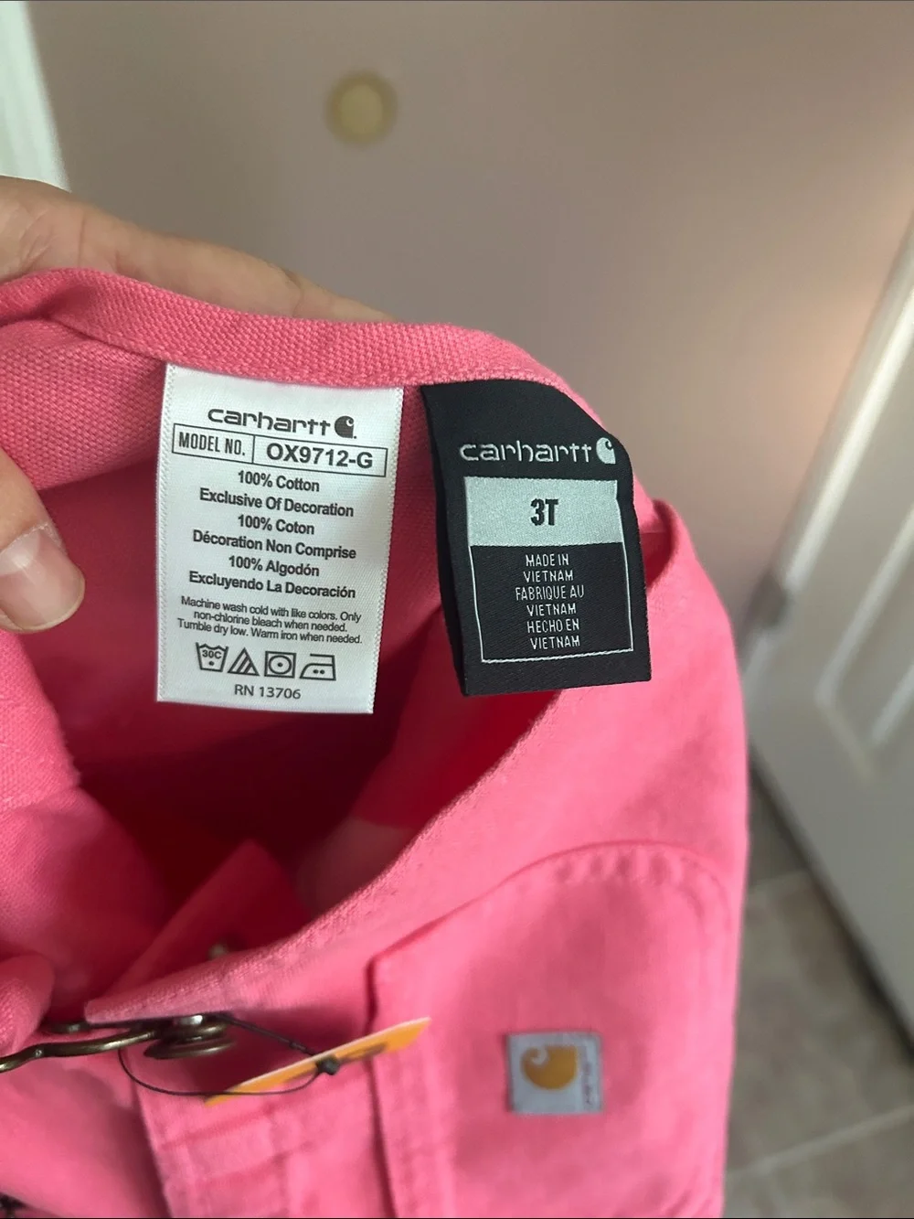 Carhartt nwt girl’s